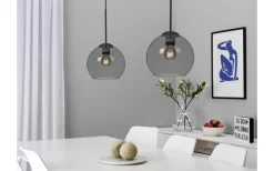 Salle Taklampa 82cm Svart/Rök