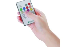 Salobrena LED-Panel 45x45cm utv/inf med fjärrkontroll LED RGBW 21W Vit