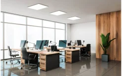 Salobrena LED-Panel 45x45cm utv/inf med fjärrkontroll LED RGBW 21W Vit