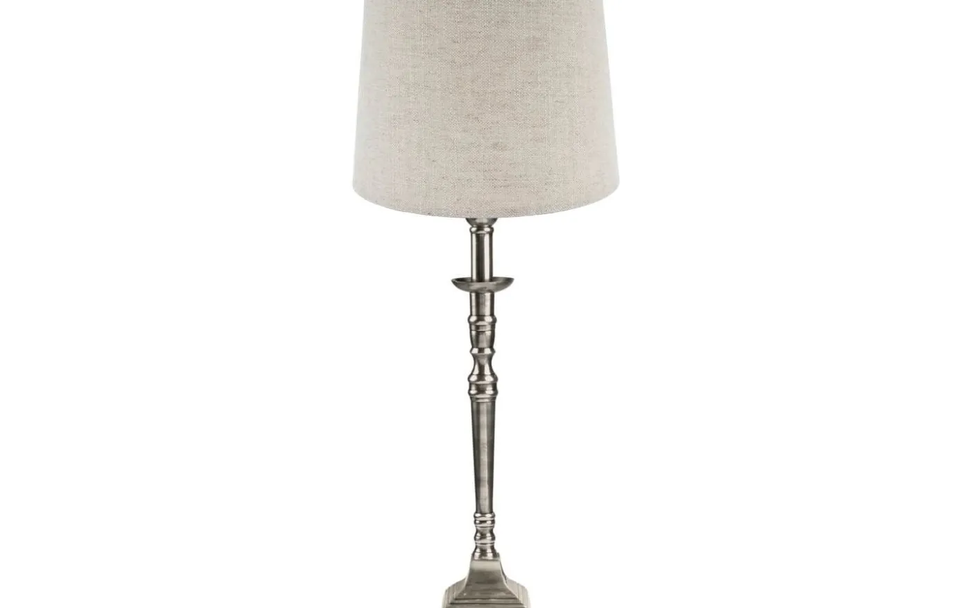 Salong Bordslampa 46cm Antiksilver