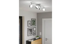 Salto Takspotlight 76cm LED 3000K 4x5,4W Krom