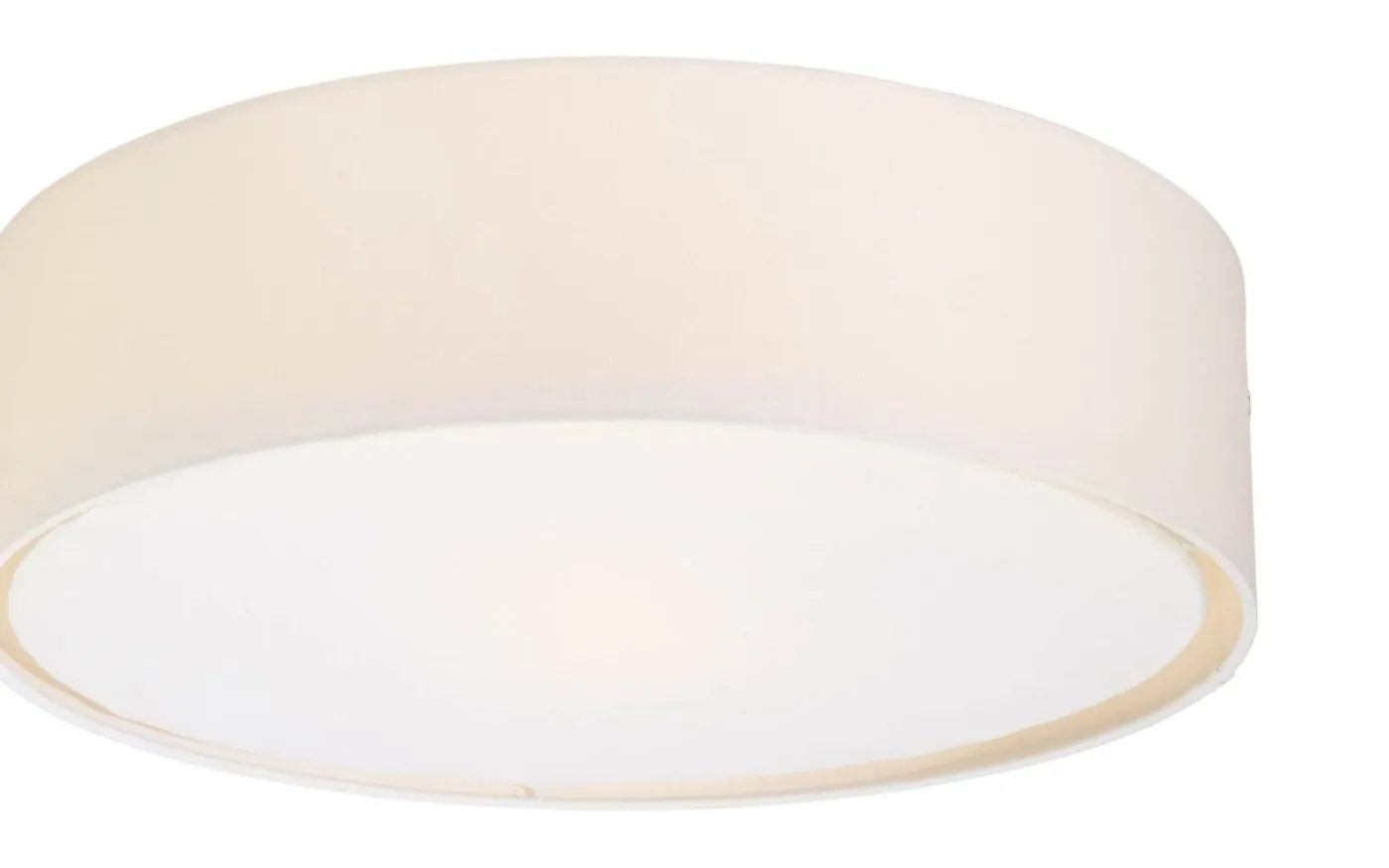Sam Plafond 45cm Linne Vit