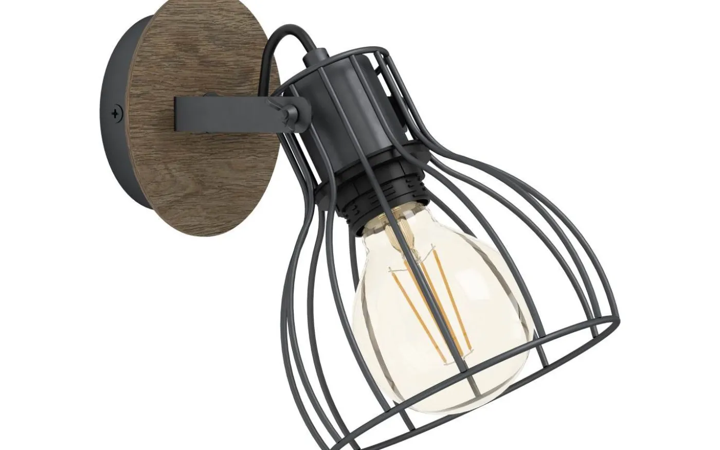 Sambatello Vägglampa Brun