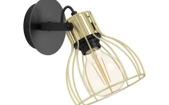 Sambatello Vägglampa Guldfärgad