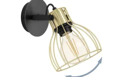 Sambatello Vägglampa Guldfärgad