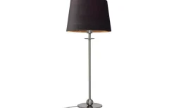 Sammet Lampskärm Oval 25cm Mörkgrå
