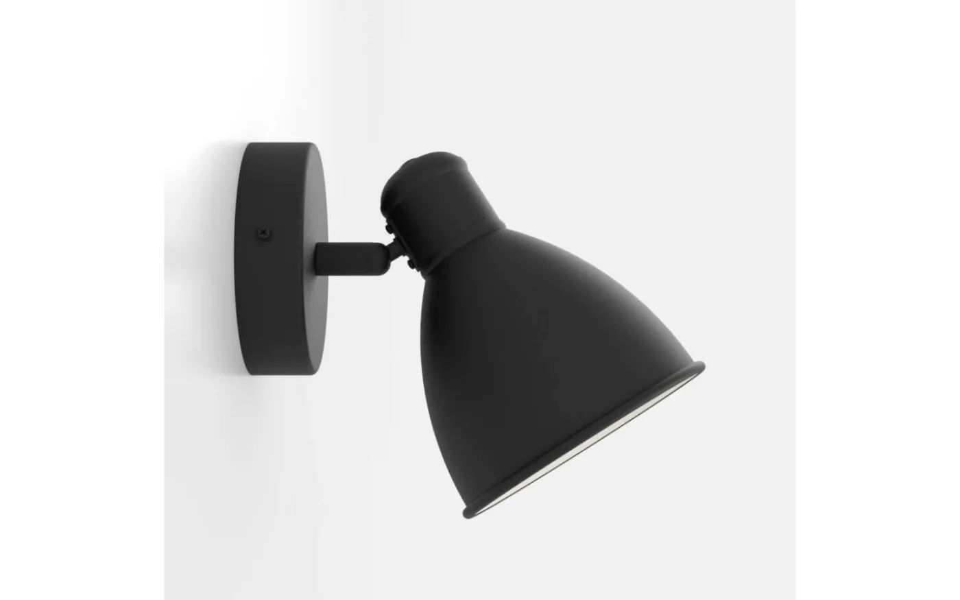 San Peri 1 Vägglampa GU10 LED 3000K 3W Svart IP44