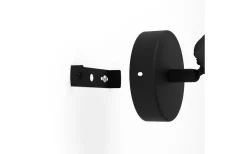 San Peri 1 Vägglampa GU10 LED 3000K 3W Svart IP44