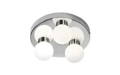 Sandhamn Plafond Ø25cm Krom/Opal IP44