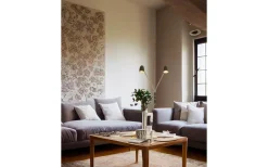 Sandnes Golvlampa Dubbel 140cm Svart/Krom