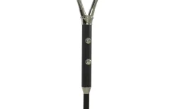 Sandnes Golvlampa Dubbel 140cm Svart/Krom