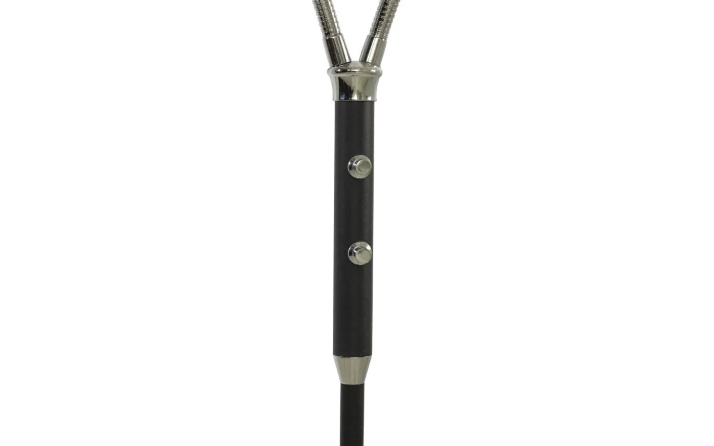 Sandnes Golvlampa Dubbel 140cm Svart/Krom