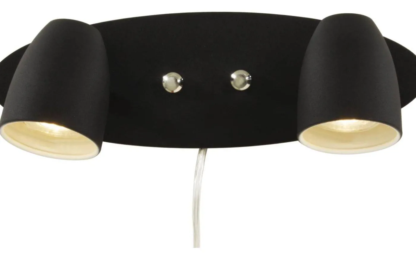 Sandnes Vägglampa 2L Svart