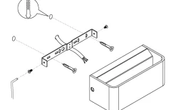 Sania Vägglampa 20cm LED 3000K 10W Nickel