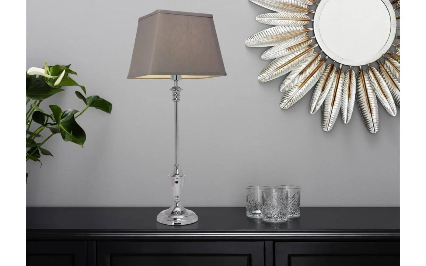 Sanna Lampfot 48cm Krom