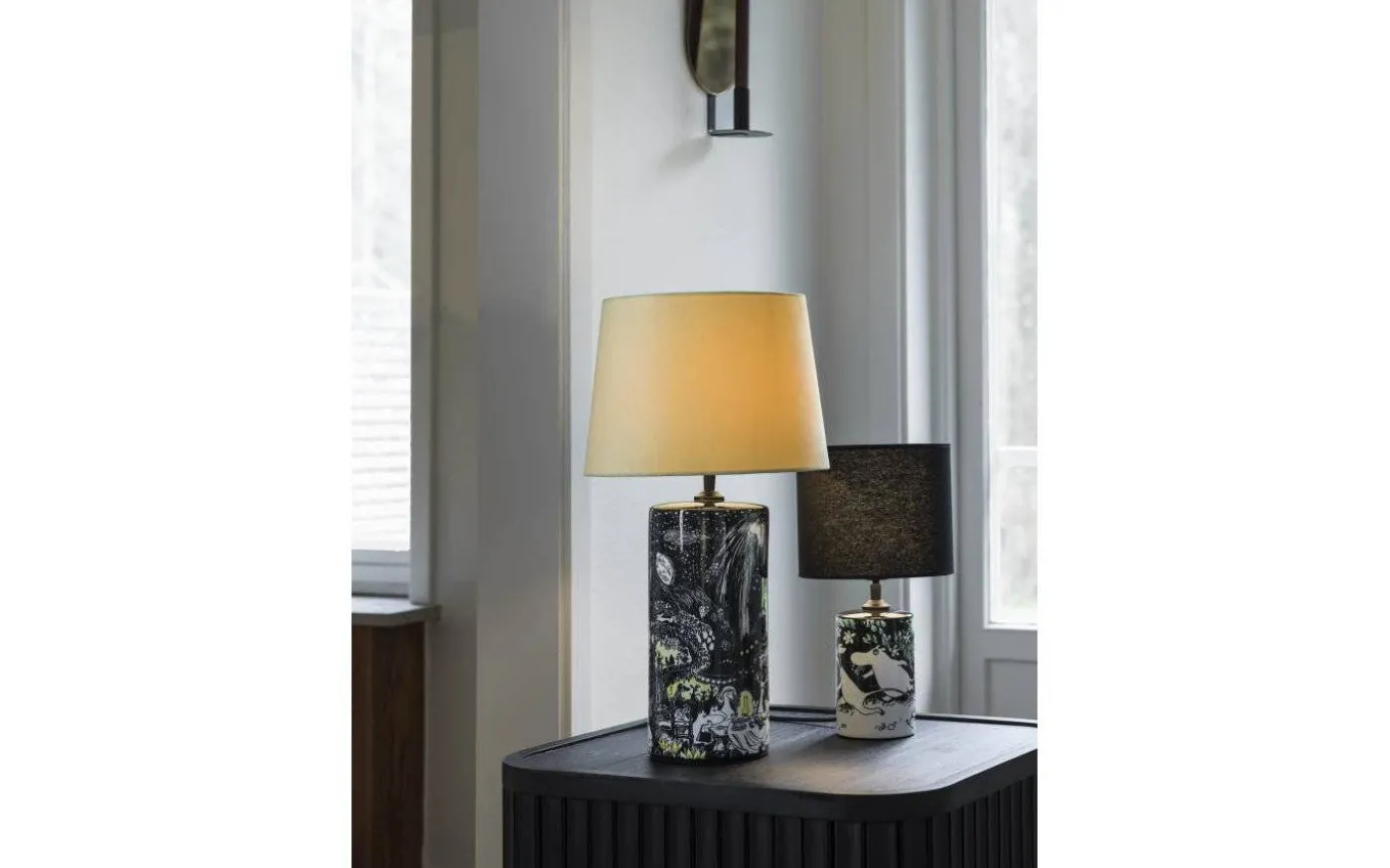 Sara Classic Lampskärm Ø20cm Franza Svart