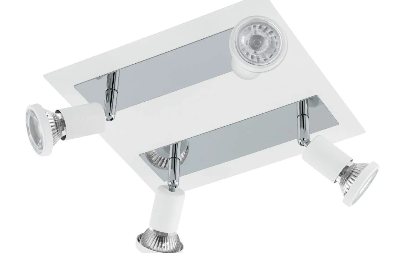 Sarria Takspotlight 26cm GU10 LED 3000K 4x4,5W Vit