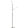 Sarrione Golvlampa 180cm LED 3000K 2,8+17W Matt Nickel