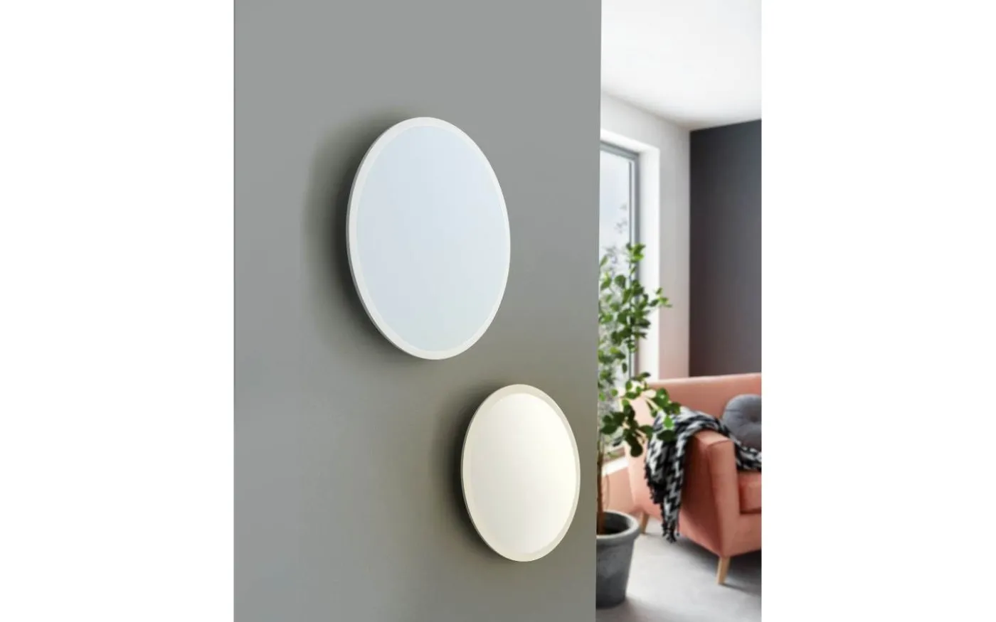 Sarsina Plafond 45cm LED 2700-6500K 19,5W med Fjärrkontroll Vit