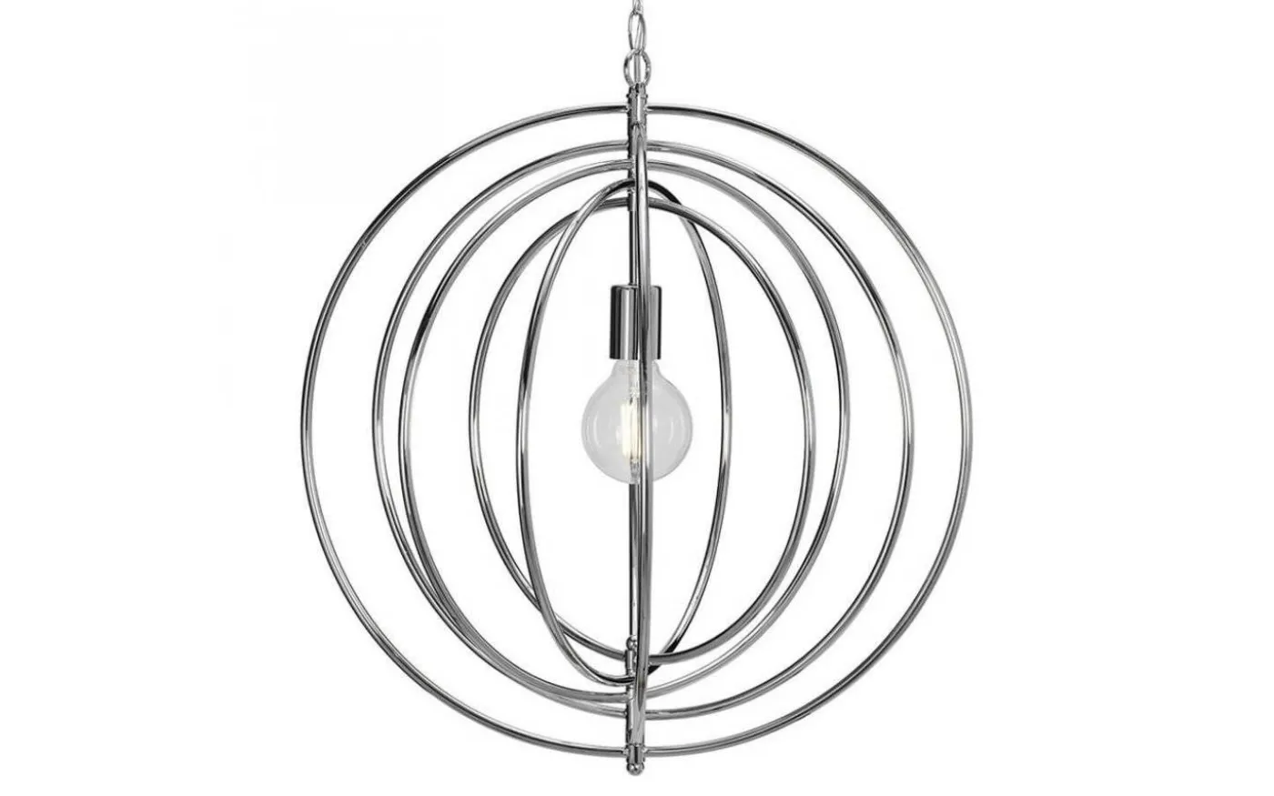 Saturnus Taklampa Krom