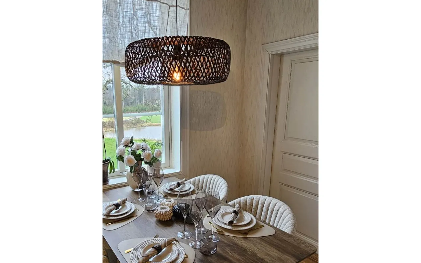 Savanna Taklampa 57cm Brun