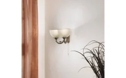 Savoy Vägglampa Dubbel Brons