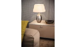 Sawtry Lampfot 44cm Nickel