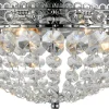 Saxholm Kristallplafond Krom 27cm 2xE14