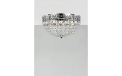 Saxholm Kristallplafond Krom 27cm 2xE14