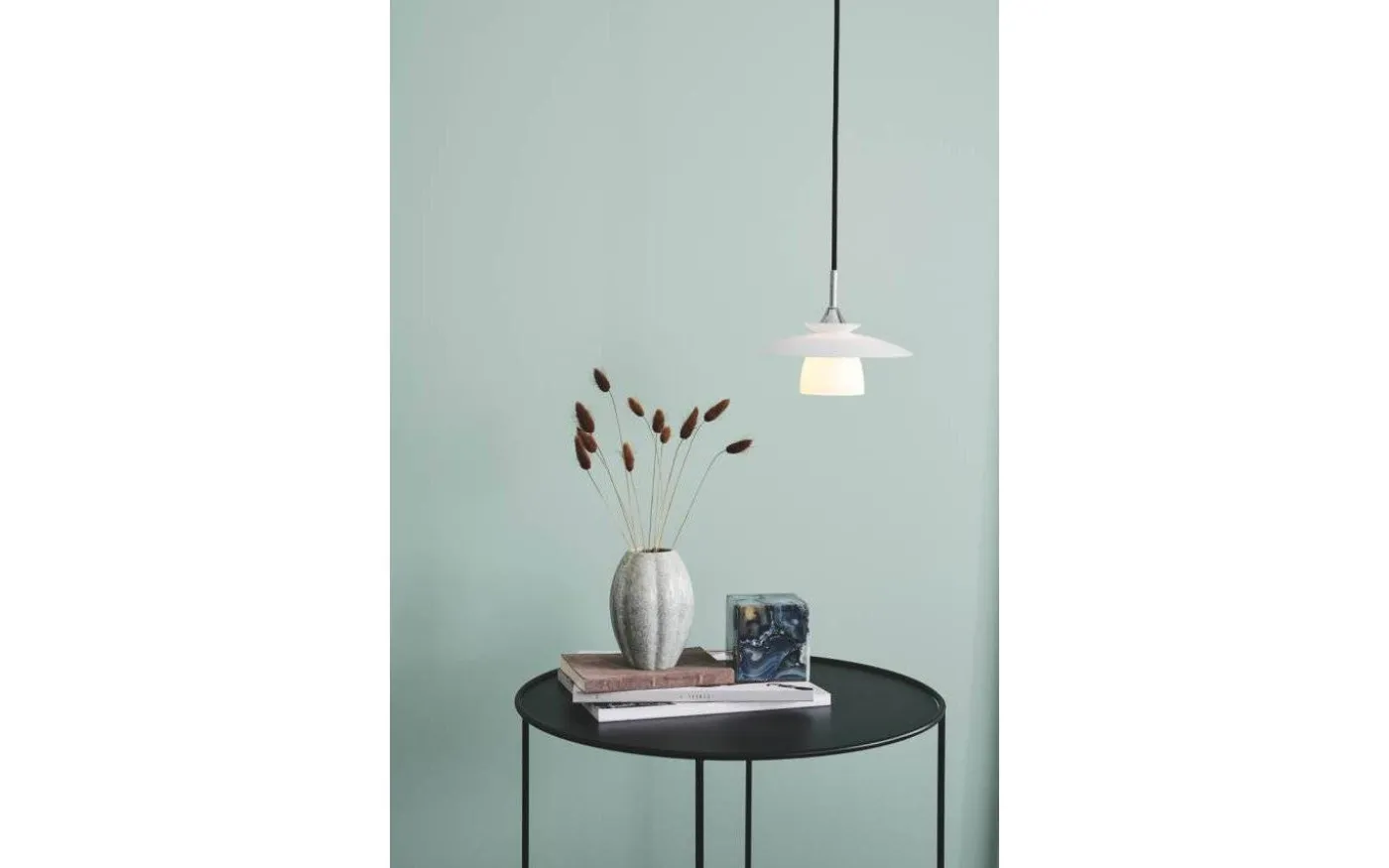 Scandinavia Fönsterlampa Ø20cm Krom/Opal