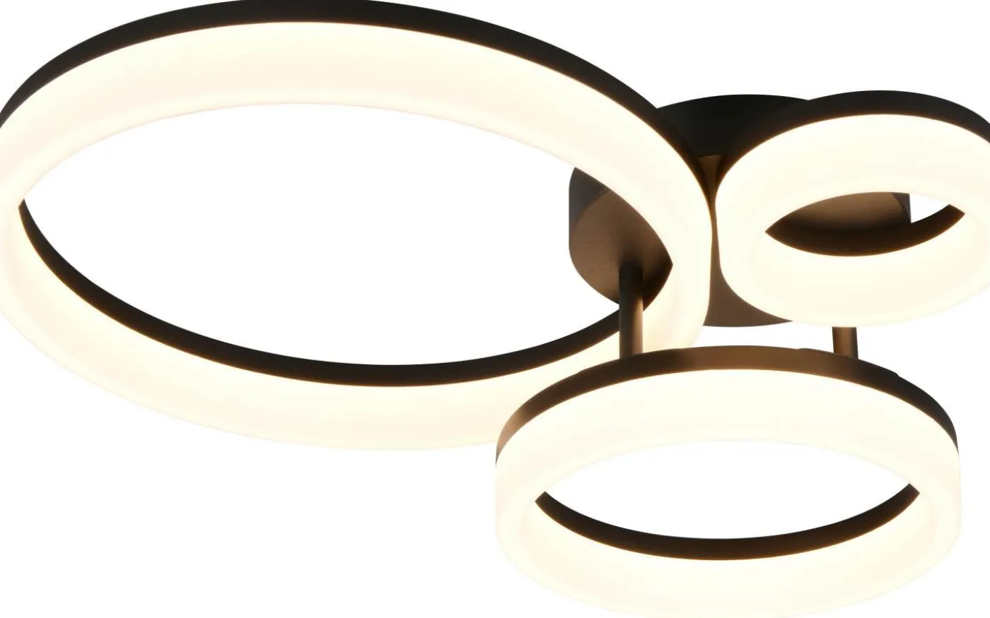 Scope Plafond LED 3-delad mattsvart