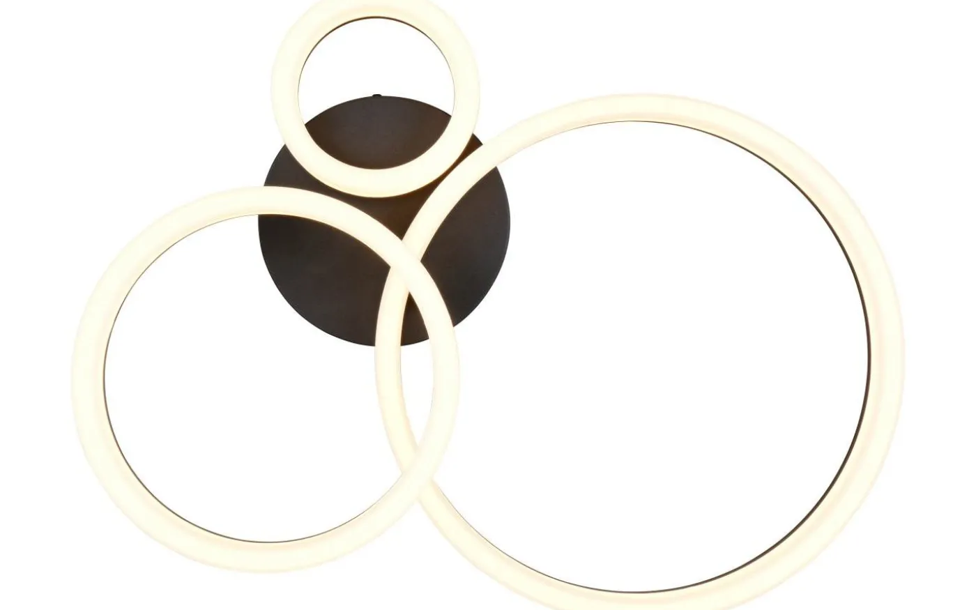 Scope Plafond LED 3-delad mattsvart