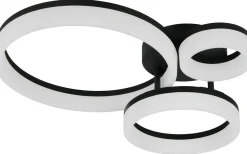 Scope Plafond LED 3-delad mattsvart