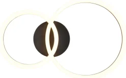 Scope Plafond LED 2-delad mattsvart