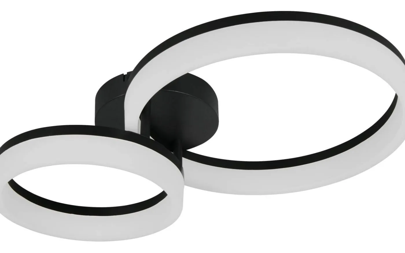 Scope Plafond LED 2-delad mattsvart