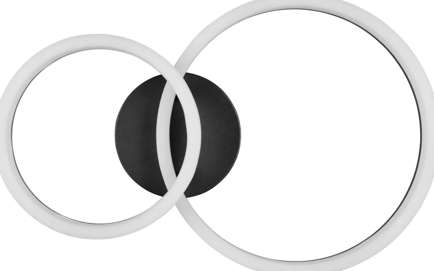 Scope Plafond LED 2-delad mattsvart