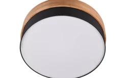 Seasons Plafond 50cm E27 svart/trä