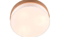 Seasons Plafond 50cm E27 vit/trä