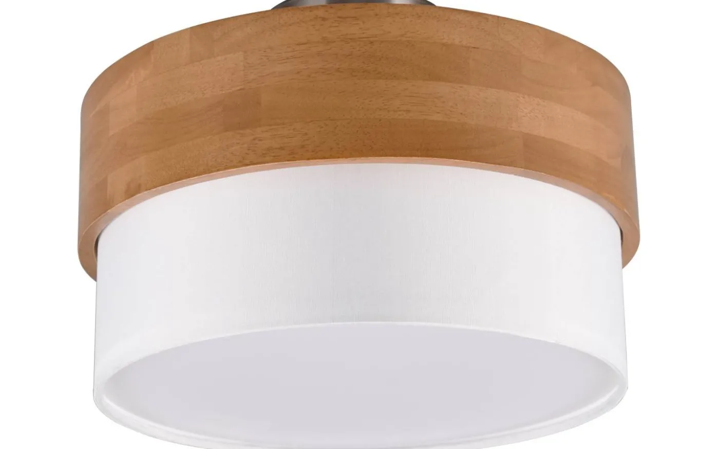 Seasons Plafond 30cm E14 vit/trä