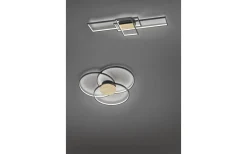 Sedona Plafond LED matt svart/trä