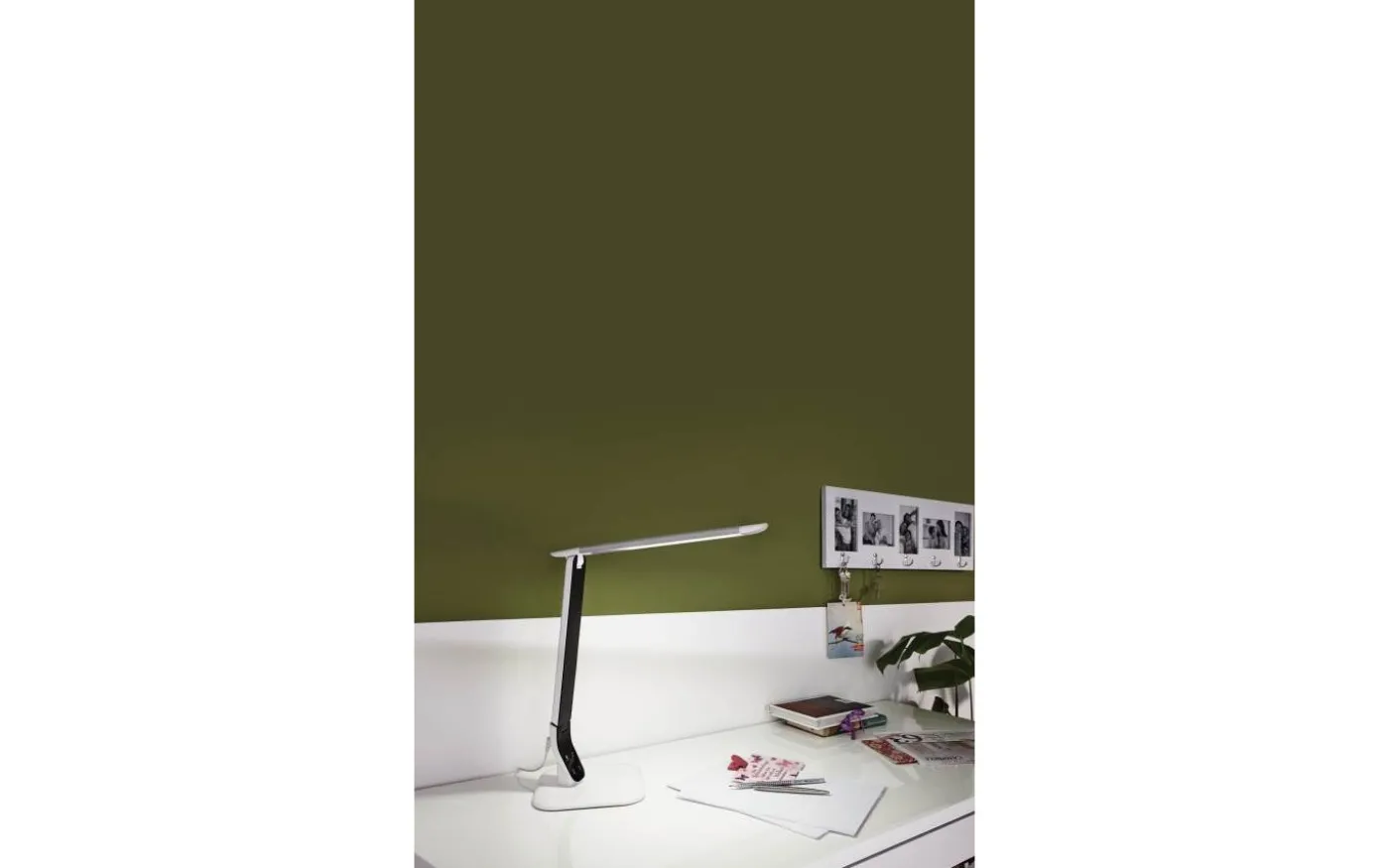 Sellano Skrivbordslampa 43cm LED 3000/4000/6000K 4W Vit