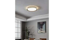 Seluci Plafond 49cm LED 3000-6500K 40W med Fjärrkontroll Svart