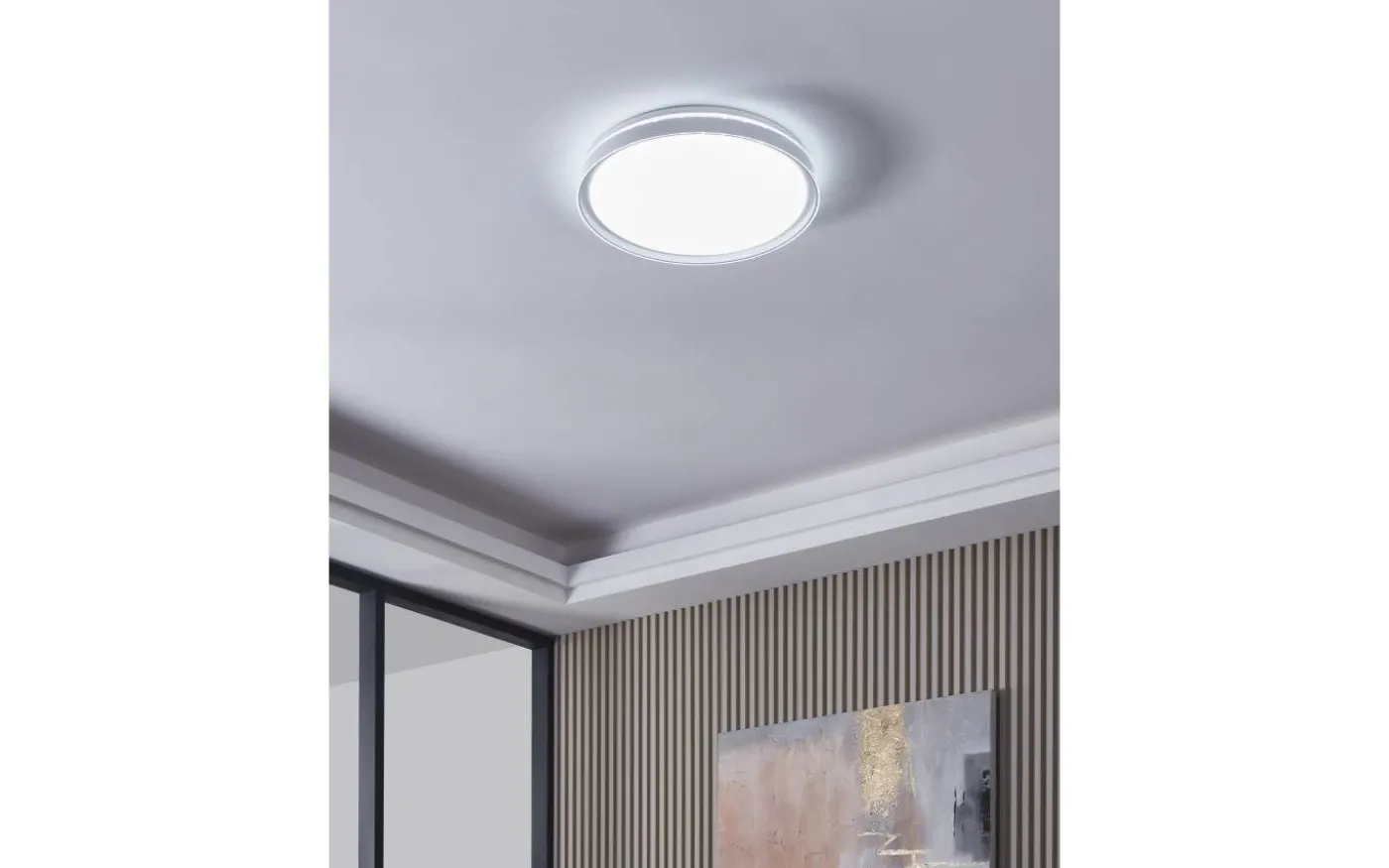 Seluci Plafond 49cm LED 3000-6500K 40W med Fjärrkontroll Vit