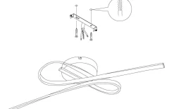 Selvina Plafond 69cm LED 3000K 21WSvart