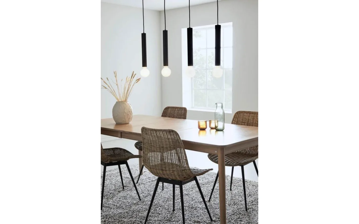 Sencillo Taklampa 4L 108cm Svart