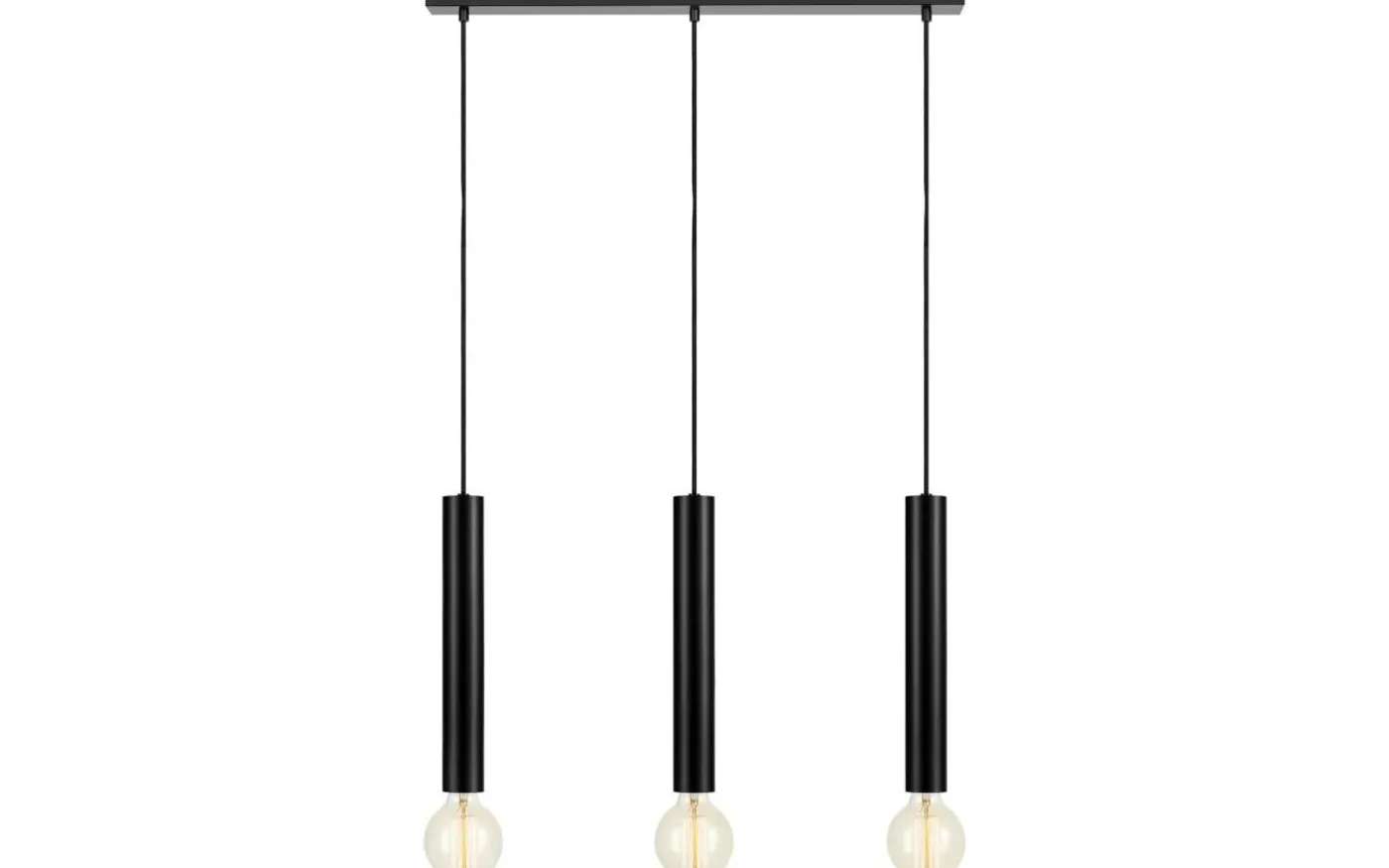 Sencillo Taklampa 3L 75cm Svart