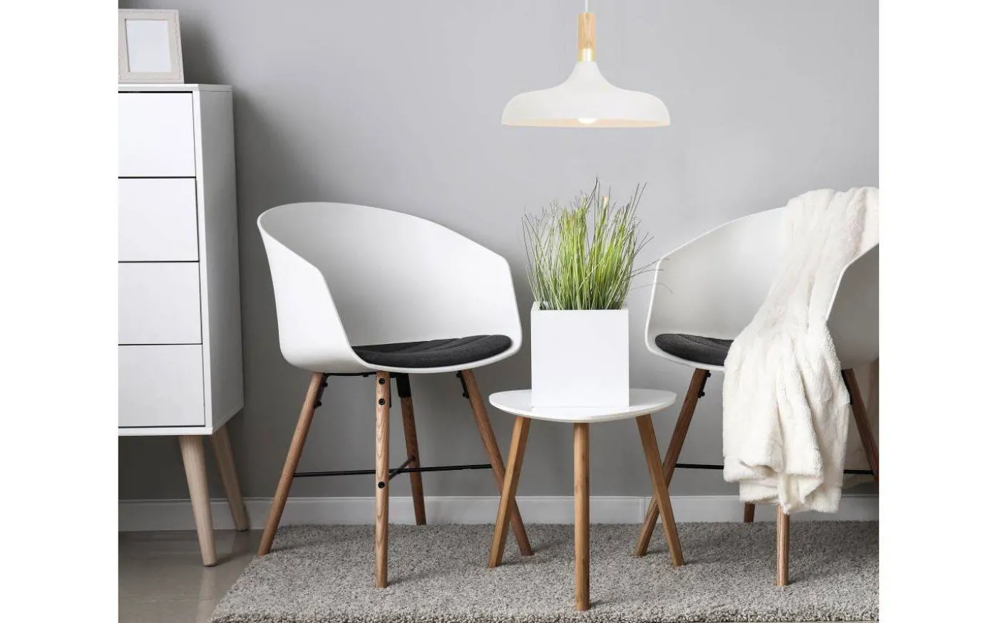 Sense Taklampa 34cm Vit