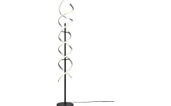 Sequence Golvlampa LED borstad aluminium/mattsvart