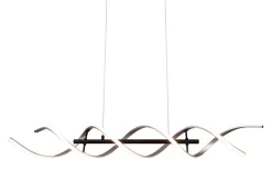 Sequence Takpendel LED borstad aluminium/mattsvart