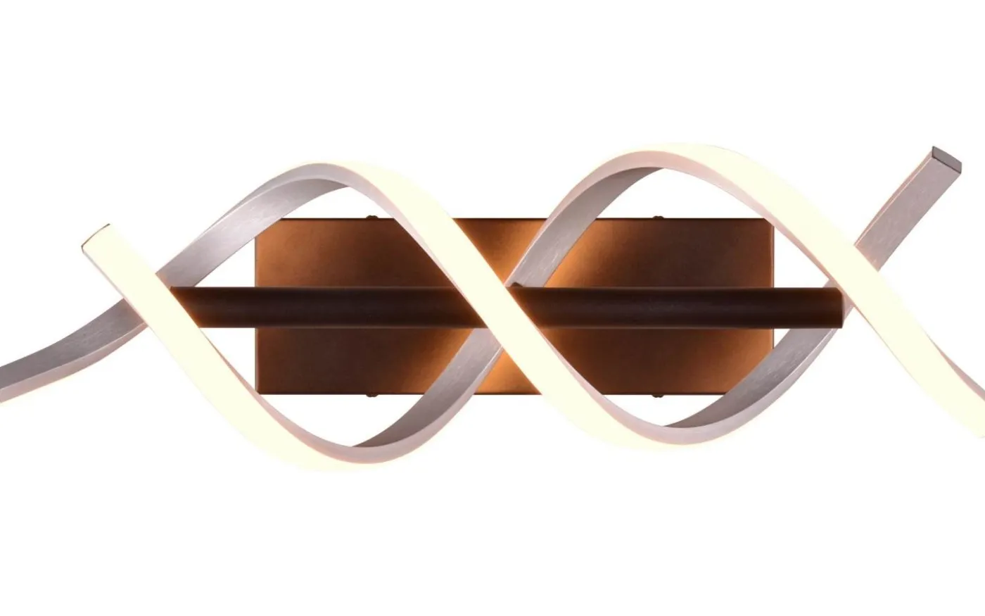 Sequence Vägglampa LED borstad aluminium/mattsvart